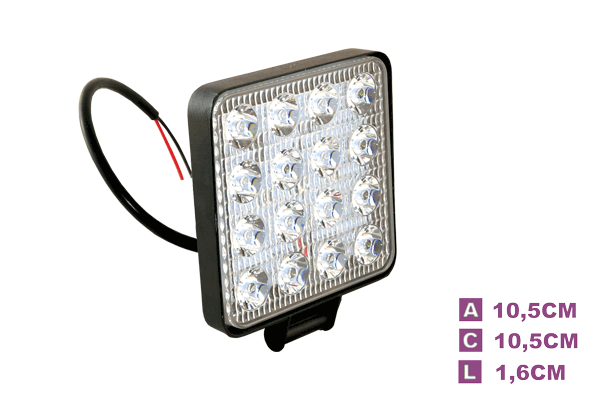 FAROL AUXILIAR REDONDO 42W