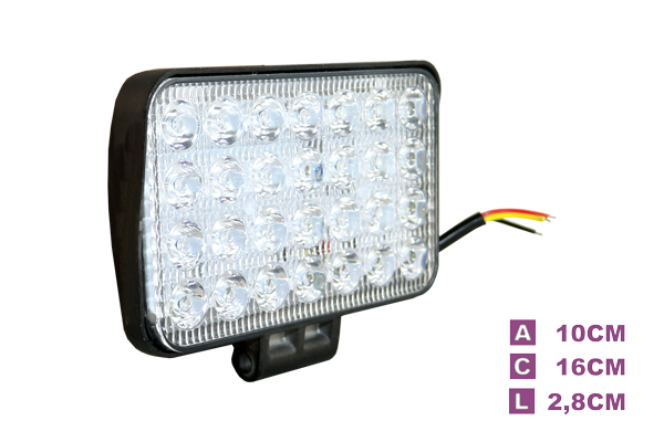 550.121 - FAROL MILHA LED 84W 12/24V