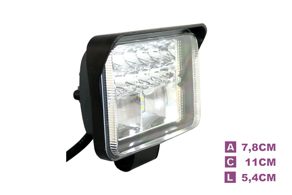 550.122 - FAROL MILHA LED 54W 12/24V