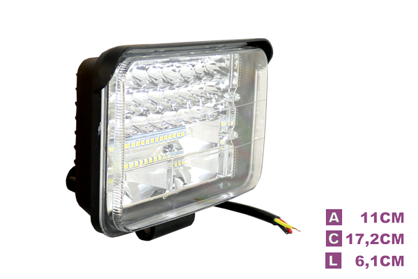 550.124 - FAROL MILHA LED 144W 12/24V