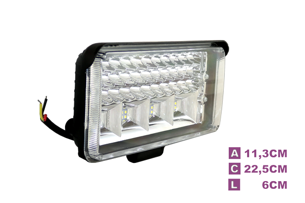 550.125 - FAROL MILHA LED 171W 12/24V